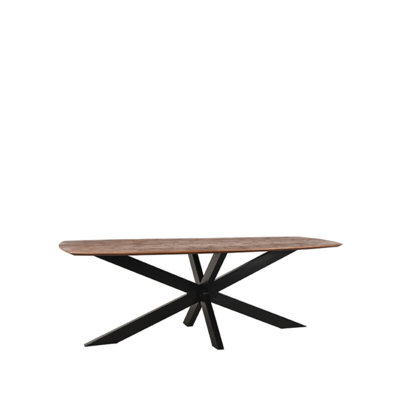 LABEL51 Eetkamertafel Zane - Espresso - - 190 cm