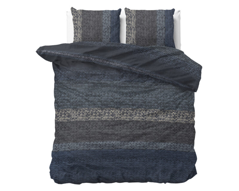 Dreamhouse Flanel Gradient Knits Blauw 200 x 220