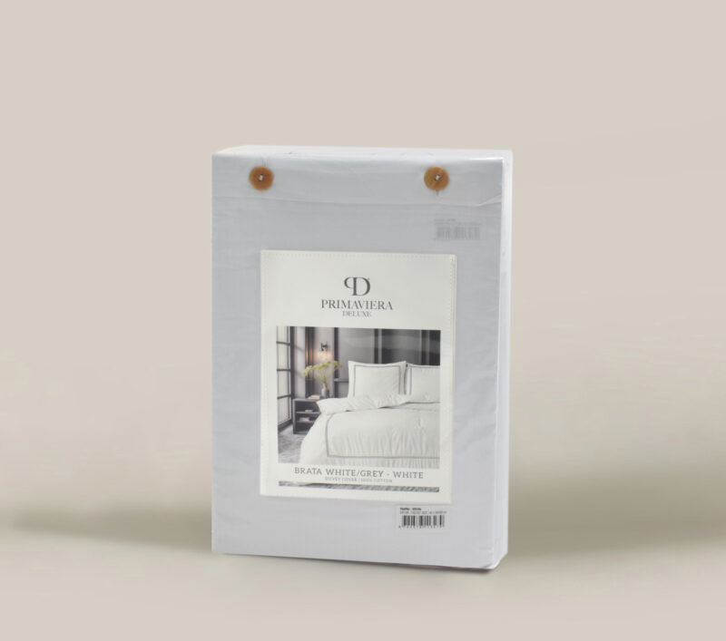 Primaviera Deluxe Brata Wit/Grijs Wit 200 x 200/260