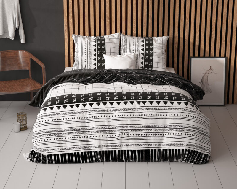 Artic Stripe Wit 200 x 220 Sleeptime