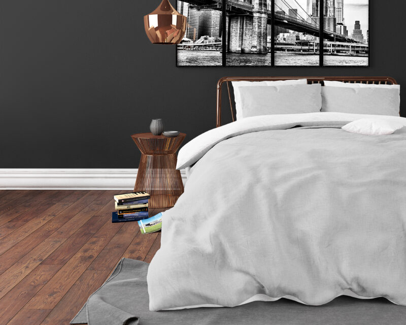 Sleeptime Twin Face Wit/Grijs 140 x 200/220