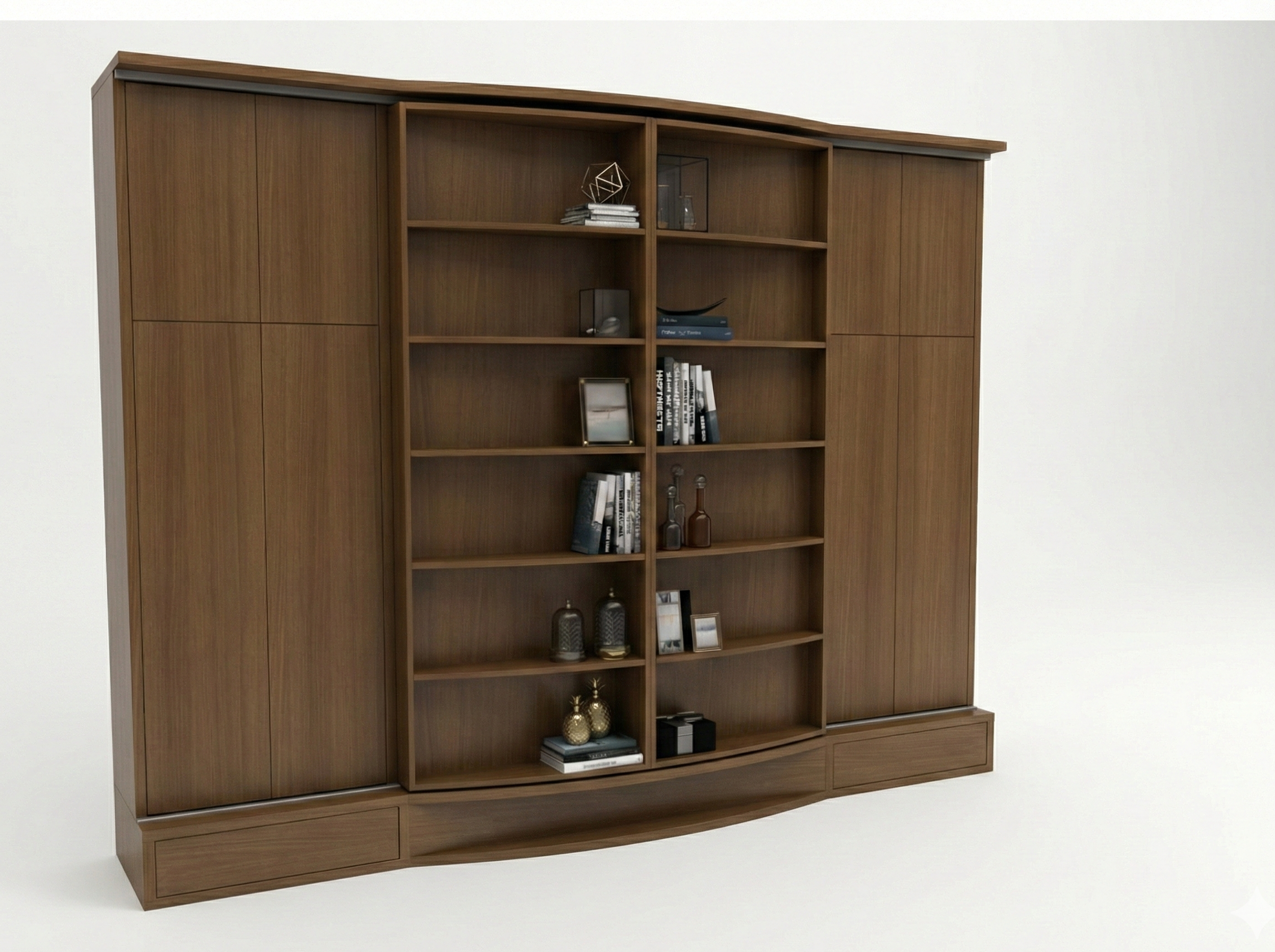 Tweepersoons opklapbed Suit 140 x 200 cm bruin