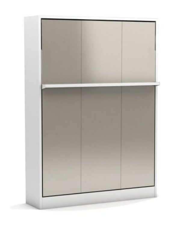 Kingsize opklapbed 190 x 200 cm - Taupe