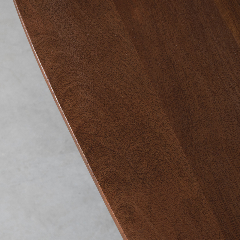 LABEL51 Eetkamertafel Rosie - Espresso - Mangohout - 180 cm Rosie